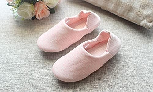Women's Cotton Closed-Back Slippers with Non-Slip Sole,Indoor Comfort - Image 4