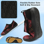 Scurtain Mens House Slippers Comfortable Wide Diabetic Orthopedic Shoes - Image 5