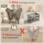4-in-1 Pack and Play, with Musical Toy Rack & Bag, Crib Organizer - Image 4