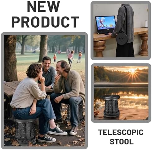 Upgraded Collapsible Stool, Portable Foldable Seats - Image 7