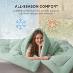 Bedsure Comforter Duvet Insert, Quilted Bedding Blanket, Oeko-TEX - Image 4
