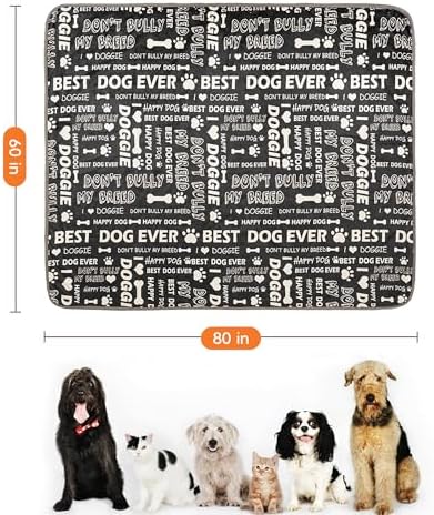 Washable Waterproof Dog Blankets for Large Dogs 60"x80" - Image 2