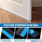 10 Rolls 20 ft X1'' Weather Stripping Clear Silicone Door Seal - Image 3