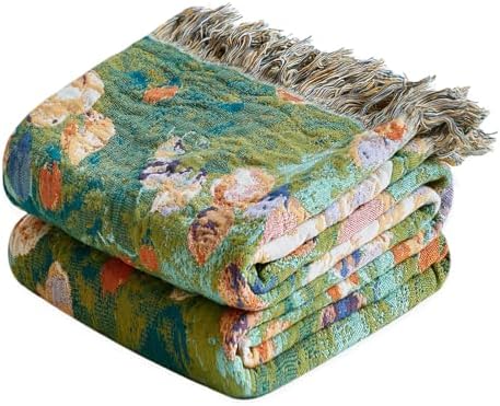 LUTBM Boho Throw Blanket for Bed 60"x80", All Season Cotton Couch Blankets by LUTBMFindYourFreeSpiritatHome