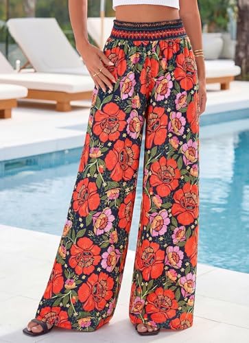 BTFBM Floral Summer Wide Leg Pants Woman 2026 - Image 2