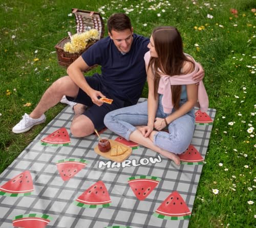 Custom Picnic Blanket, Personalized Waterproof Outdoor Blanket - Image 2
