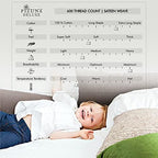Pizuna Pure 100% Cotton Queen Flat Sheet 600 Thread Count New Ivory - Image 5