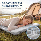 SWTMERRY Cot Mattress Topper - Quilted Cot Pads for Camping, Soft Comfortable Sleeping Cot Mattress Pad Only, Camping Pad 75"x28" for Camp Cot/Rv Bunk/Narrow Twin Bed - Image 2