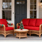 FLYMEI Patio Cushion Covers 20x20x2, Red, 4Packs - Image 6