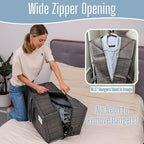 VENO 4 Pack Heavy Duty Moving Bags with Backpack Straps, Zippers & Handles, Extra Large Packing Bags for College Dorm Essentials, Moving Supplies Alternative to Cardboard Moving Boxes - Image 5