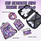 16’’ Kid’s Luggage Set with Spinner Wheels, Hardside with Suitcases,6 Piece - Image 5