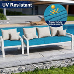 Smiry Waterproof Patio Cushion Covers, Stretch Outdoor Furniture Covers - Image 3