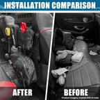 Car Backseat Rigid MOLLE Panel Seat Back Tactical Organizer Storage Mount - Image 7