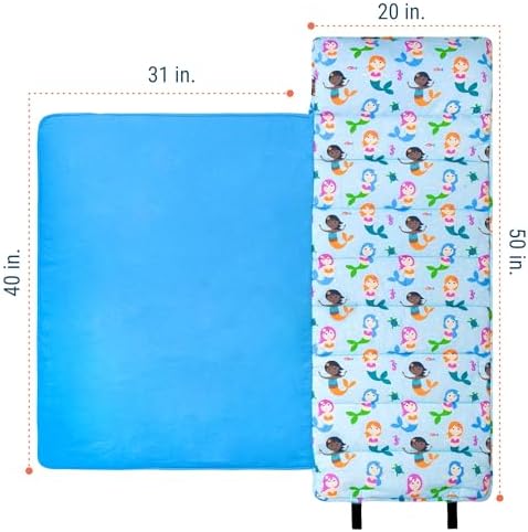 Wildkin Kids Original Nap Mat – Cozy Kids Sleep Mat with Pillow, ideal for School & Travel - Image 5