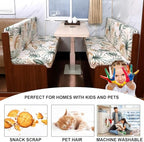 CRFATOP RV Dinette Cushion Covers Soft 4pc Camper Booth Seat Slipcover,34 - Image 4