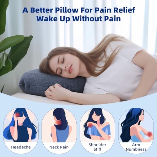 Adjustable Memory Foam Pillow, Pillow for Back/Stomach Sleepers, King - Image 5