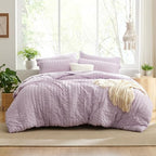 Seersucker Lavender California King Comforter Set, 7-Piece Bed in a Bag - Image 2