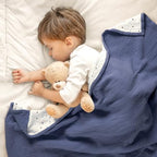 lulumoon Muslin Baby Blanket for Boys: Cotton Toddler Blanket for Daycare - Image 5