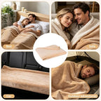 Rainmae 80"x90" Waterproof Bed Blanket for Couples, Queen Size Splash Blanket for Bed Intimacy, Squirt Blanket, Leakproof, Absorbent, Stain-Resistant Mattress Protector for Adults (Light Camel Brown) - Image 7