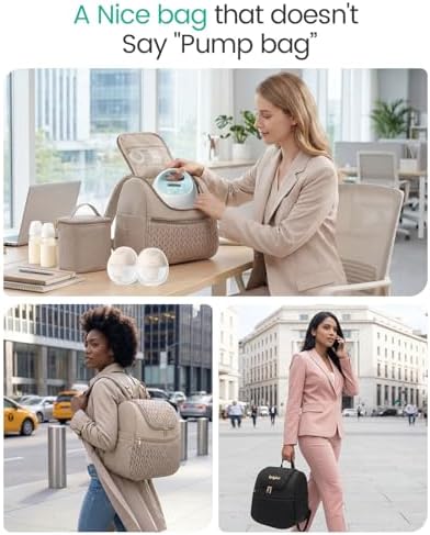 Qualyphant Breast Pump Bag for Spectra S1/S2 & Medela with Insulated Cooler - Image 2