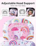 THE KENKYO Infant Car Seat Insert with Extra Headrest & Shoulder Pads - Image 4