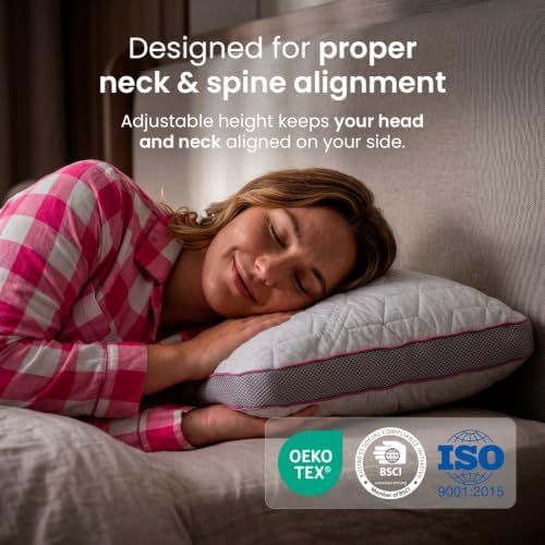 IWS I WANNA SLEEP Premium King SnowTouch® Adjustable Size, Pack of 2 - Image 5