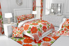 Feelyou Vintage Boho Plant Floral Comforter Set Kids 60S 70S Groovy Comforter for Boys Teens Retro Hippie Floral Bedding Set Botanical Colorful Duvet Set Room Decor Quilt Set King Size - Image 7