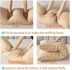 WhatsBedding Memory Foam Body Pillow with Cover, Long Bed Pillow for Adults - Image 6