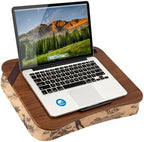 LAPGEAR Designer Lap Desk – Rustic Brown, Fits 15.6" Laptops - Image 6