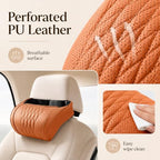 Memory Foam Car Headrest Pillow, Car Neck Pillow for Driving (Black, 2 Pcs) - Image 5