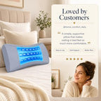 Lumbar Support Pillow for Bed Relief Lower Back Pain with Cooling Gel: Sciatica Lower Back Pillow for Sleeping-Memory Foam Waist Pillow for Side/Back/Stomach Sleepers-Bed Rest Pillow for Car, Sofa - Image 7