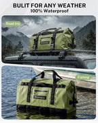 Gonex Waterproof Duffel Bag, 90L Heavy Duty Dry Bag, Reinforced Bottom - Image 3
