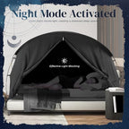 uniHimal Bed Tent Canopy, Queen, Blackout Portable Sleep Tent - Image 4