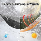 AYAMAYA Single & Double Hammock Underquilt, 4 Season Camping Hammock Quilt - Image 2