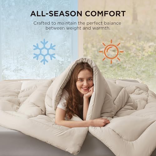 Bedsure Comforter Duvet Insert, Quilted Bedding Blanket, Oeko-TEX - Image 4