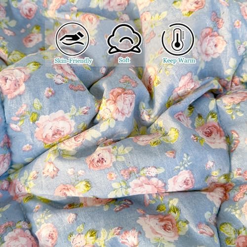 Simple Spring Comforter Full Size, Category A Maternal and Infant Grade Quilt Core - Healthy Warm Comfortable Comforter for Bedroom Living Room Bed Decor(D,150 * 200cm/59 * 79") - Image 2