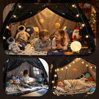 Full Bed Toddler Canopy Tent, Kids Indoor Canopy Privacy Space Sleep Tents - Image 2