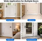 1-3/4'' x 36'' Aluminum Under Door Seal, Door Draft Stopper with Neoprene Rubber Insert, U-Shape Door Sweep to Block Cold Air, Dust, Pests, Rodent Proof for Interior/Exterior Doors (Silver - Image 3
