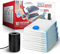 Spacesaver Vacuum Storage Bags with Hand Pump, Variety, 10 Pack by Spacesaver