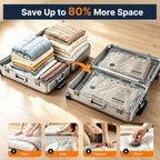 Travel Vacuum Bags with Rechargeable Pump: 4000mAh Portable Vacuum Sealer - Image 3