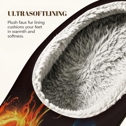 Slippers for Women Men, Memory Foam House Shoes - Image 3