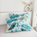 HOSIMA Kids Sea Turtle Quilt Full,Coastal Bedding with 2 Pillowcases. - Image 6