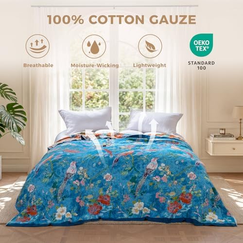 LUTBM Boho Throw Blanket for Couch 50"x60", Cotton Decorative Bed Throw - Image 2
