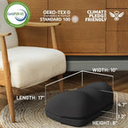 Everlasting Comfort Adjustable Cloud Foot Rest for Under Desk at Work with Pressure Point Nodes - Comfortable Memory Foam Office Foot Stool & Desk Pillow, Gaming & Home Accessories - Image 6
