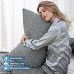 CHOSHOME Cooling Pillow Cases Zipper Pillow Covers Q-Max > 0.45 Zippered Pillowcases for Hot Sleepers, Soft, Breathable, Skin-Friendly, 4 Pack (Queen, 20"x30", Black) - Image 5