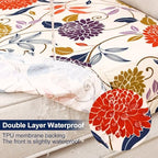 Smiry Waterproof Patio Cushion Covers, Stretch Outdoor Furniture Covers - Image 2