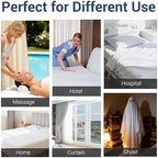 CULVE Bulk Twin Flat Sheets Only, White 6 Pack, Microfiber, 66x96 - Image 3
