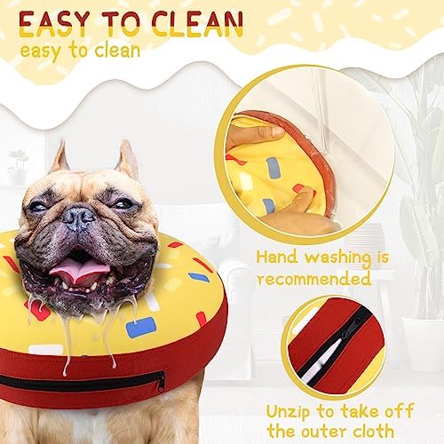 Supet Inflatable Dog Cone Collar Alternative After Surgery, Dog Neck Donut Collar Recovery E Collar for Neuter, Soft Pet Cone for Small Medium Large Dogs - Image 5