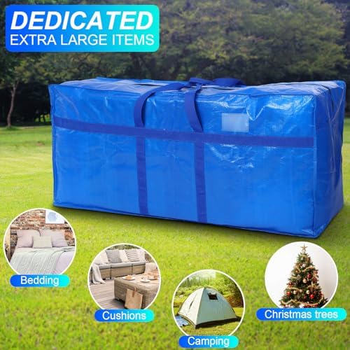 6 Pcs 66 Gallon Extra Large Moving Bags Heavy Duty Storage Bag - Image 4