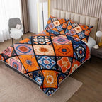 HOSIMA Bohemia Style Patchwork Floral Quilt Set King with 2 Pillowcases. - Image 2